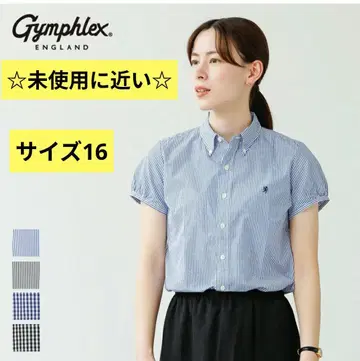 Gymphlex 짐플렉스 프렌치 슬리브 셔츠 블루 스트라이프 16