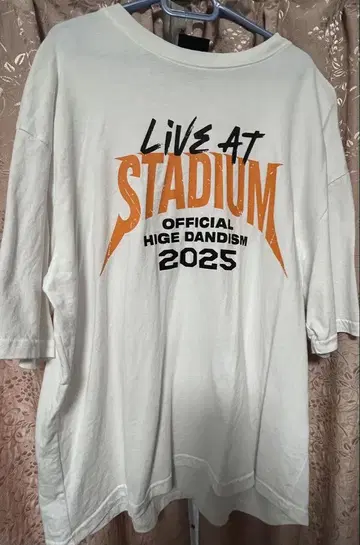 HIGE DANDISM 라이브 티셔츠 M 사이즈 2025
