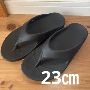 OOFOS 우포스 리커버리 샌들 블랙 23cm