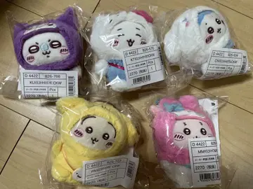 치이카와 산리오 콜라보 마스코트 컴프 5종 세트