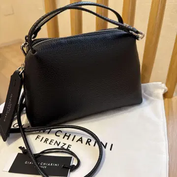 GIANNI CHIARINI 블랙 숄더백 S