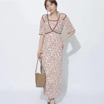 Rirandture 파이핑 내로우 원피스