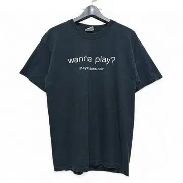 새상품급 00년대 아트 VINTAGE 빈티지 티셔츠 블랙 600