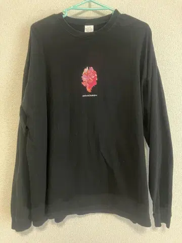 센야 차마루 슈토 요시카츠 롱 T 블랙 M 사이즈