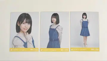 노기자카46 브로마이드 마스다 미리네 데님 원피스 3종 컴프