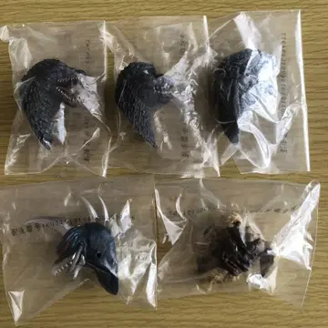제일복권 고질라 대괴수 열전 G 'G상' 몬스터 헤드 마그넷 5종 세트
