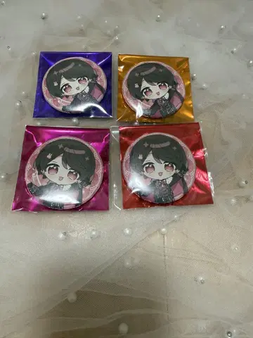 쵸코라비 사쿠라쿠 캔뱃지 굿즈