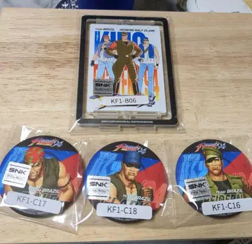 KOF94 웹폰 아크릴 스탠드 캔뱃지 브라질 팀 분노