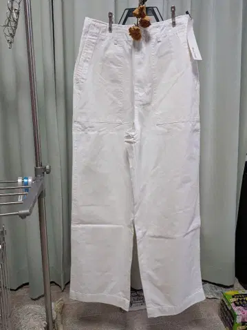 여성용 와이드 베이커 팬츠