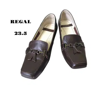 REGAL 로퍼 23.5 브라운 천연 가죽 일본제