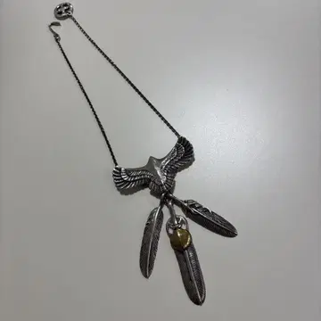 이글 모티브 목걸이 남성용