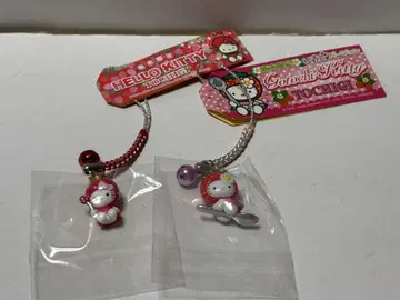 지역 키티 도치기 한정 딸기 네츠케 스트랩 2종 세트
