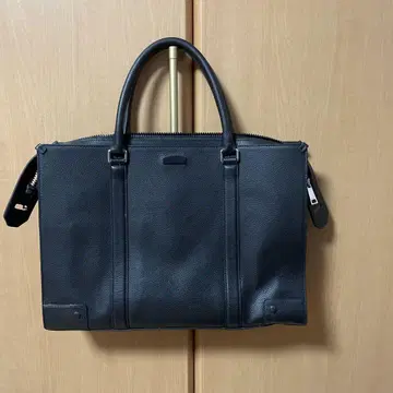 FURLA 가죽 비즈니스 백 블랙
