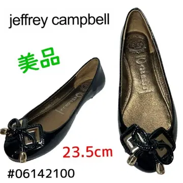 제프리 캠벨 에나멜 리본 플랫 슈즈 23.5cm