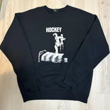 hockey 맨투맨 BLACK L 사이즈
