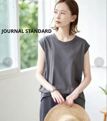 새상품 JOURNAL 저널 스탠다드 땀 얼룩 방지 슬리브리스 티셔츠