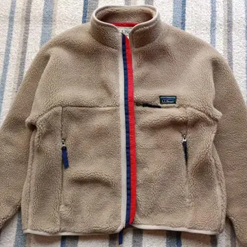 <>LL Bean 플리스 점퍼 베이지