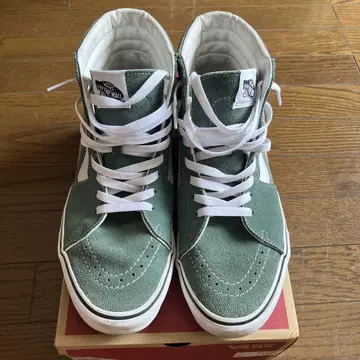 반스 sk8-hi 28cm 스케이트 하이 그린 us10