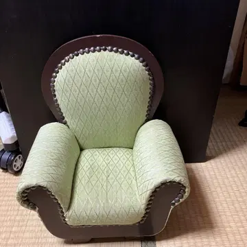 시바타 체어 SD용 1인용 인형 의자 소파 타입 그린 컬러