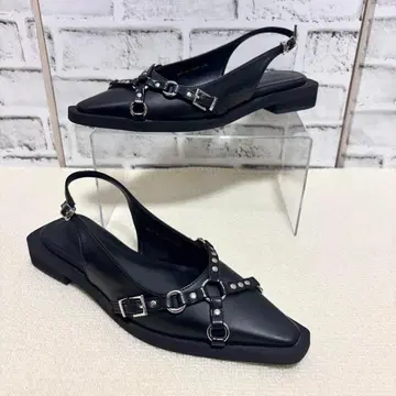 MOUSSY 마우지 슬링백 뮬 블랙 M 사이즈