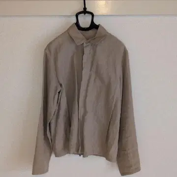 COMME CA DU MODE MEN 린넨 100% 블루종 베이지 2