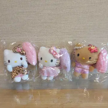 헬로키티 키티 GOGO GAL 꼬리 달린 마스코트 키링