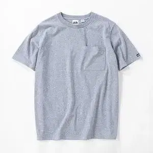 KAVU(카부) 포켓 티 헤더 그레이 사이즈 L
