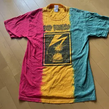 90s BAD BRAINS 그라데이션 밴딩 티셔츠 M 사이즈