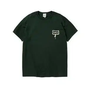 KAVU(카부) 행잉 프로그 티 컬러 포레스트 사이즈 L