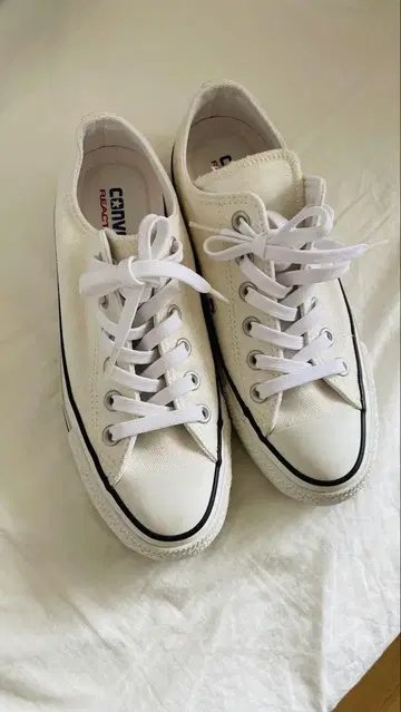 CONVERSE REACT 스니커즈 23.5cm 화이트