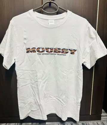 moussy 티셔츠 화이트