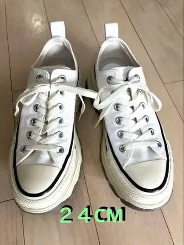 컨버스 트렉 웨이브 24cm 통굽 캔버스 스니커즈