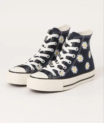 CONVERSE ALL STAR 데이지 패턴 네이비