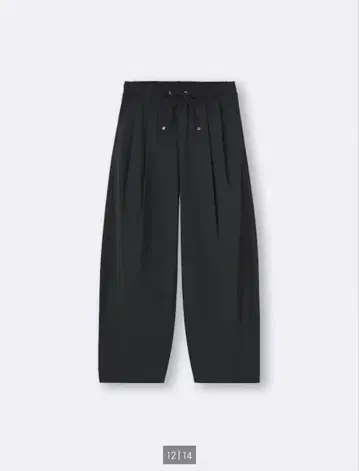지유 배럴 레그 풀온 팬츠 Q