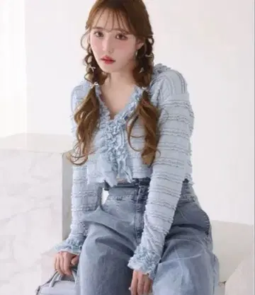 one after another NICE CLAUP 레이스 가디건
