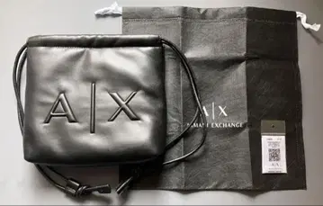 아르마니 익스체인지 A|X 로고 미니 백 복조리 백 모드 스타일