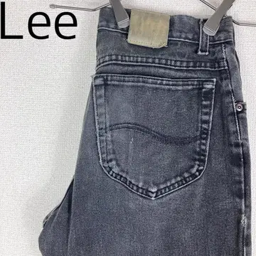 LEE 리 W32 상당 블랙 데님 하의 팬츠 블랙 9933