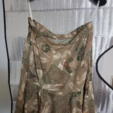 엘레강트 플레어 스커트 레이스업