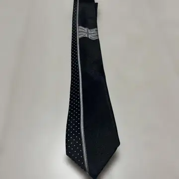 일본제 SIMON Carter 유니언 잭 도트 무늬 도트 넥타이