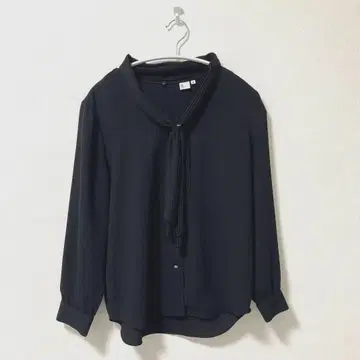 THE SUIT COMPANY 블랙 블라우스