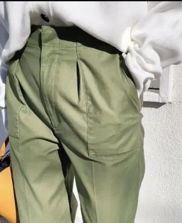 Spick&Span 백 새틴 이지 카고 팬츠 38