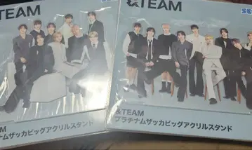 &TEAM 플래티넘 자카 빅 아크릴 스탠드 2개 세트