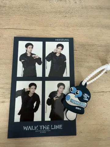 HEESEUNG WALK THE LINE 포토 카드 & 키링