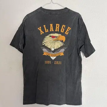 XLARGE 이글 프린트 티셔츠 1991-2021 그레이