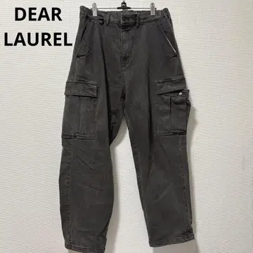 DEAR LAUREL 디어 로럴 롱 팬츠 청바지 데님 L