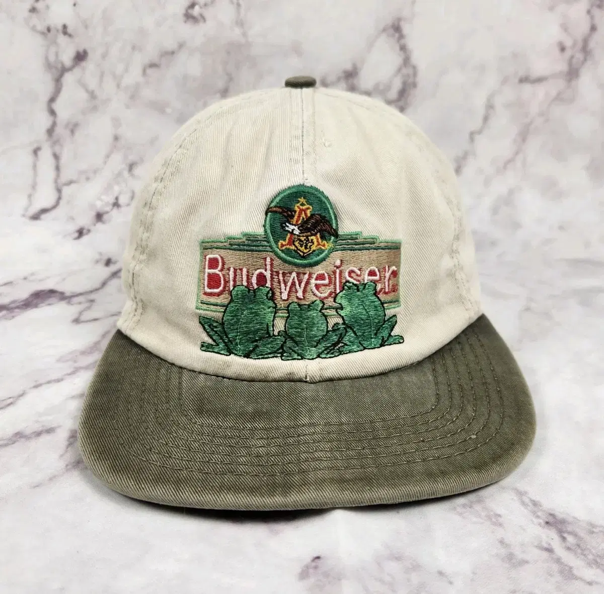 Vintage Budweiser Fading Ball Cap OS