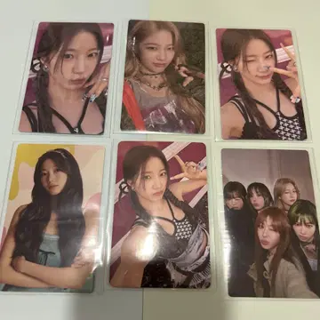 르세라핌 트레이딩 카드 카즈하