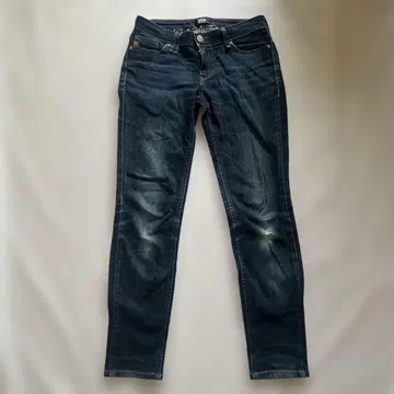여성용 SOMETHING NEOJEAN 다크 블루 데님 팬츠 29