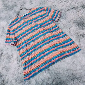 MISSONI SPORT 미쏘니 스포츠 멀티 보더 티셔츠 반팔