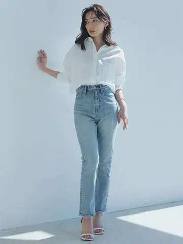 아누안스 슬림 스트레이트 데님